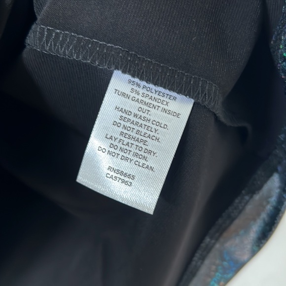 BP. Rainbow Iridescent Glitter Mockneck - Picture 6 of 7